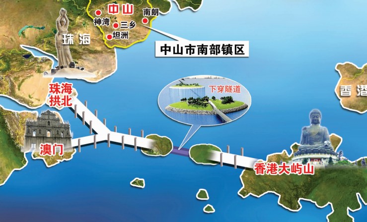 Resultado de imagem para ponte que liga Hong Kong, Macau e Zhuhai