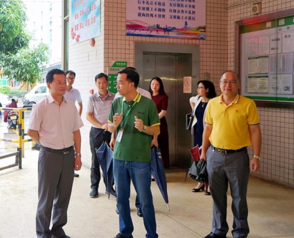 市委常委宣传部部长林锐熙调研黄圃镇创文和基层公共文化服务建设工作