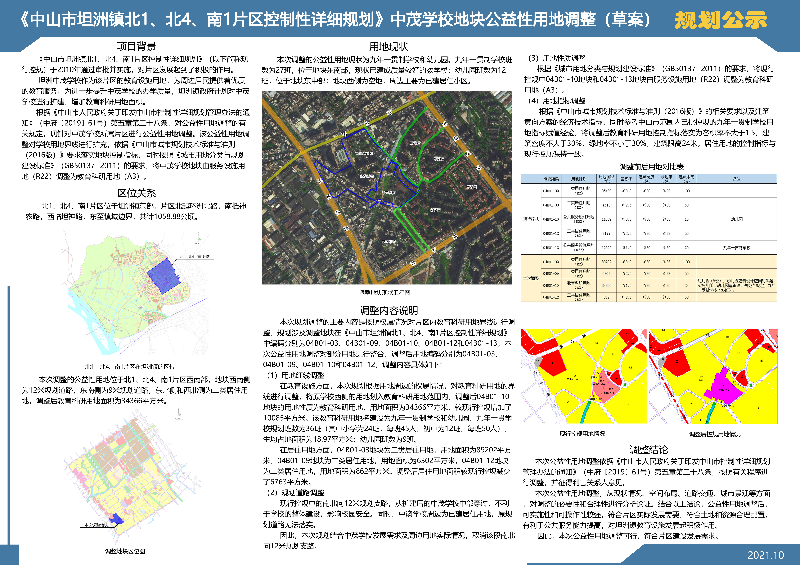 附件：《中山市坦洲镇北1、北4、南1片区控制性详细规划》中茂学校地块公益性用地调整（草案）.jpg