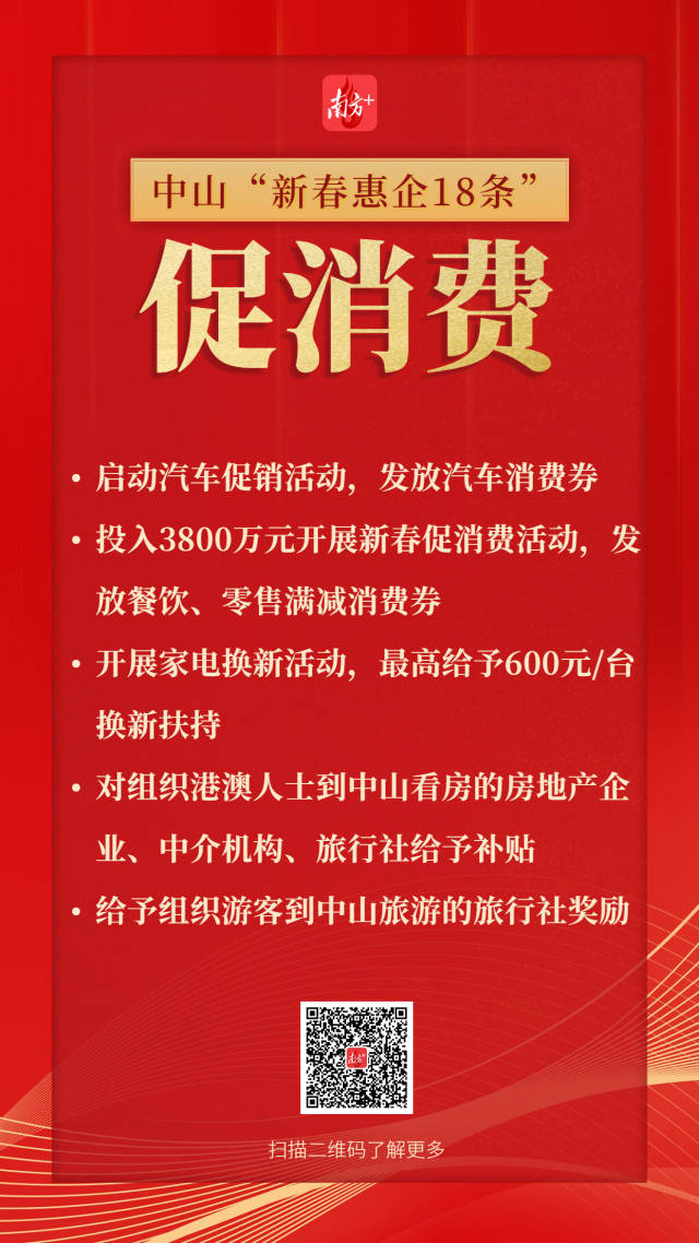 中山市人民政府印发实施《中山市“拼经济、稳增长”新春惠企政策》。  南方+ 王浩宇 制图