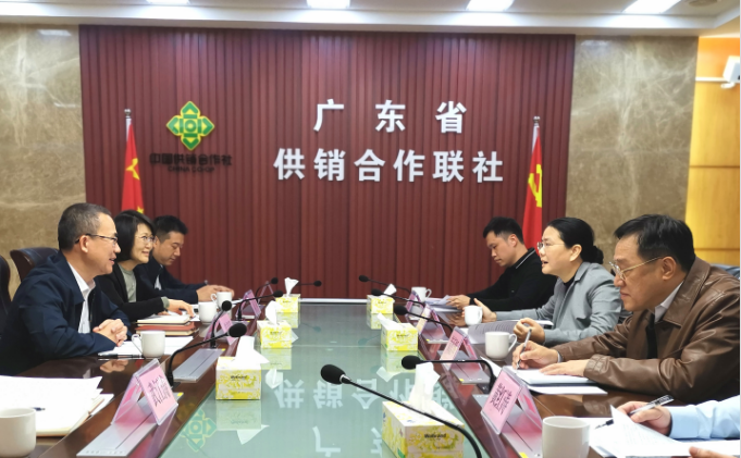 市供销社党组书记、理事会主任黄声群带队拜访省供销社主要领导