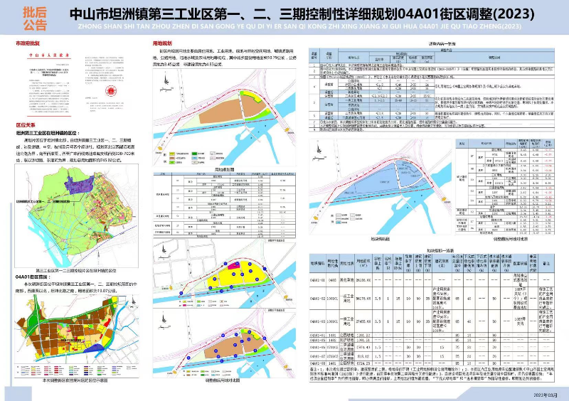 附件：《中山市坦洲镇第三工业区第一、二、三期控制性详细规划04A01街区调整》批后公告.jpg