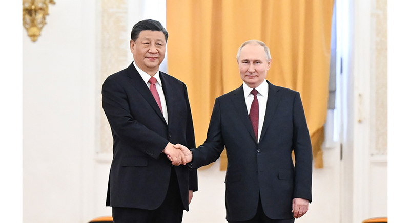 习近平同俄罗斯总统普京举行会谈