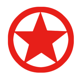 团旗 圆圈星星 红.png 图片