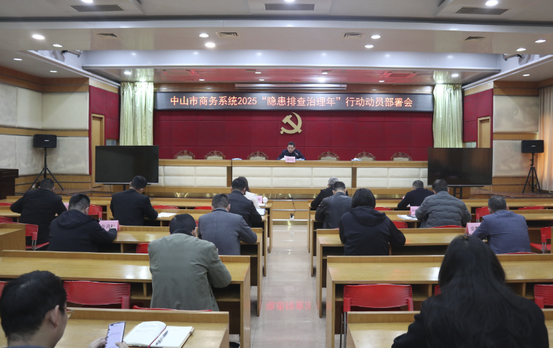 市商务局召开全市商务系统2025“隐患排查治理年”行动动员部署会