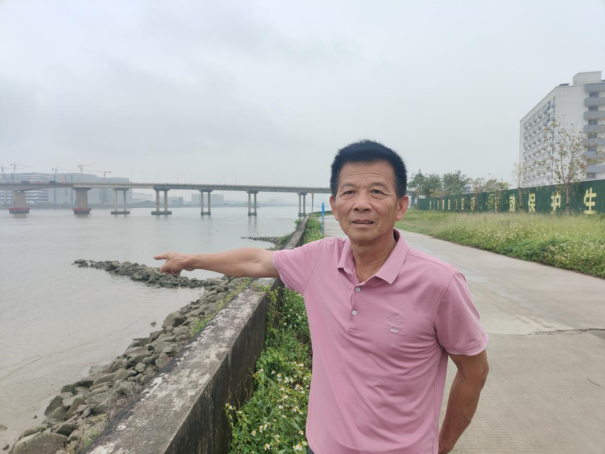 三角六旬老兵激流中勇救落水女子