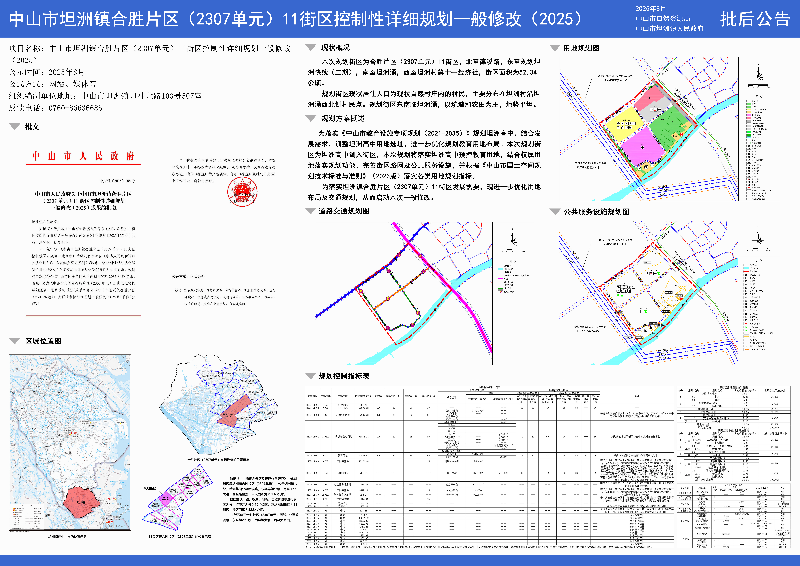 附件：《中山市坦洲镇合胜片区（2307单元）11街区控制性详细规划一般修改（2025）》批后公告.jpg