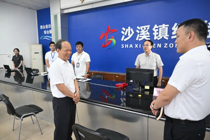 郭文海到沙溪镇接访群众并调研企业：用心用情解决群众急难愁盼 政企同心推动企业高质量发展