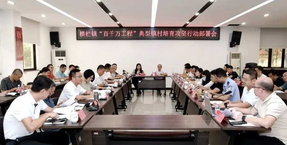 头号工程，头号力度！横栏全力推动“百千万工程”典型镇村培育