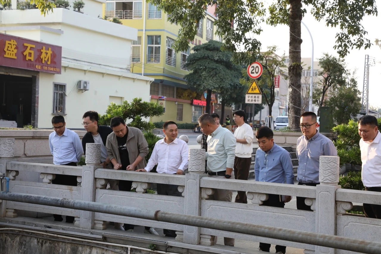 市生态环境局局长杜敏率队到南头镇调研美丽河湖建设工作