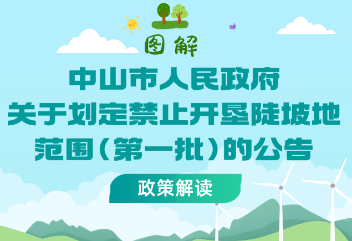【图解】《中山市人民政府关于划定禁止开垦陡坡地范围（第一批）的公告》