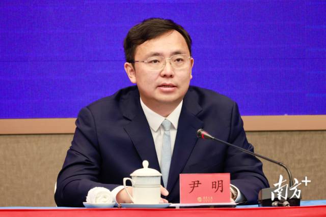 中山市发展和改革局局长、市大湾区办主任尹明。 南方+ 卢子衡 拍摄