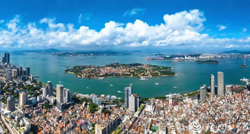 Xiamen city in Fujian province. Photo by Xiamen Daily