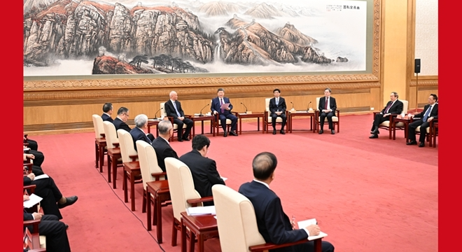 习近平同党外人士共迎新春