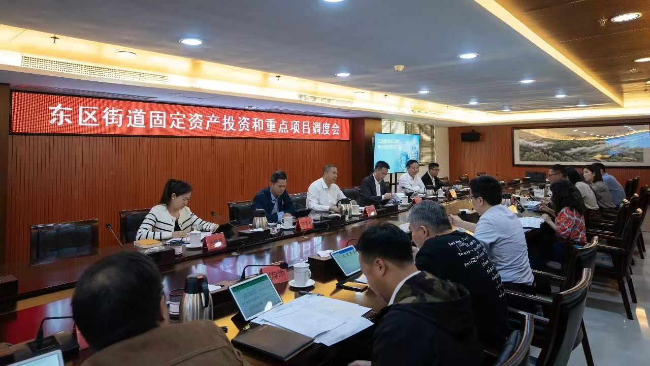 东区召开固定资产投资和重点项目调度会
