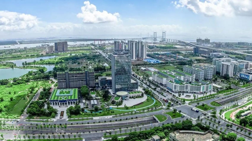 This undated file photo shows Zhongshan, which is at the forefront of economic development in Guangdong province. (PROVIDED TO CHINA DAILY)