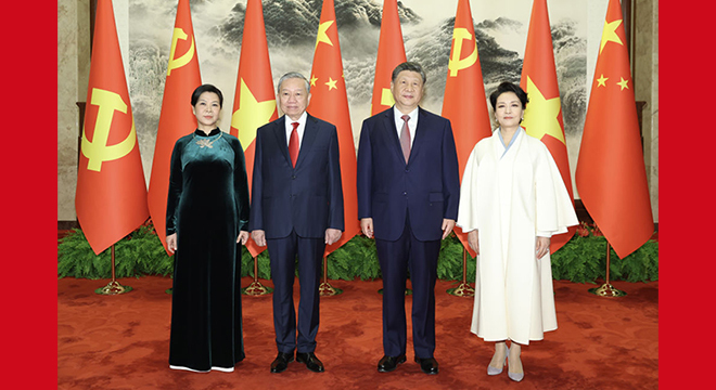 习近平同越共中央总书记、国家主席苏林举行会谈