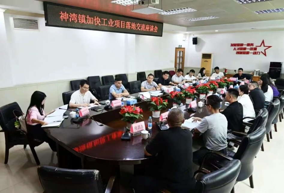 政企同心，共谋发展！神湾镇召开加快工业项目落地交流座谈会