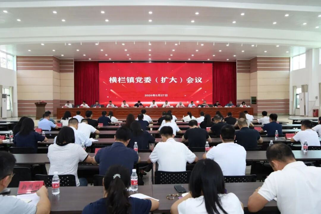 横栏镇召开党委（扩大）会议：汲取粤BA拼搏力量 全力推动横栏高质量发展