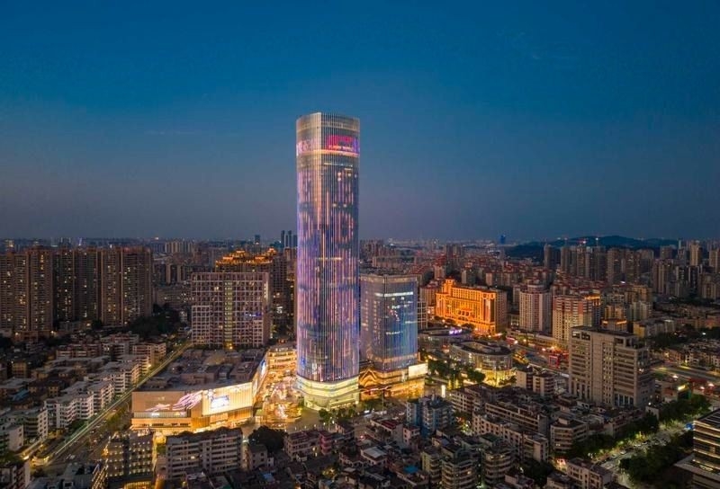 The Perfect Eagle Mall at night. Photo provided to Zhongshan Plus The Perfect Eagle Mall at night. Photo provided to Zhongshan Plus