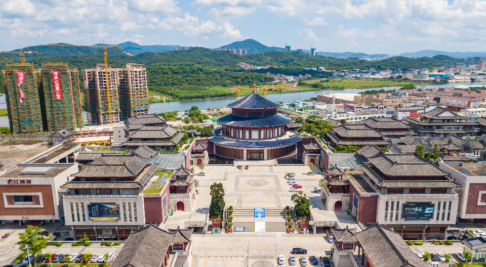 大涌红博城建筑群拍摄时间2021年8月20日拍摄者大涌